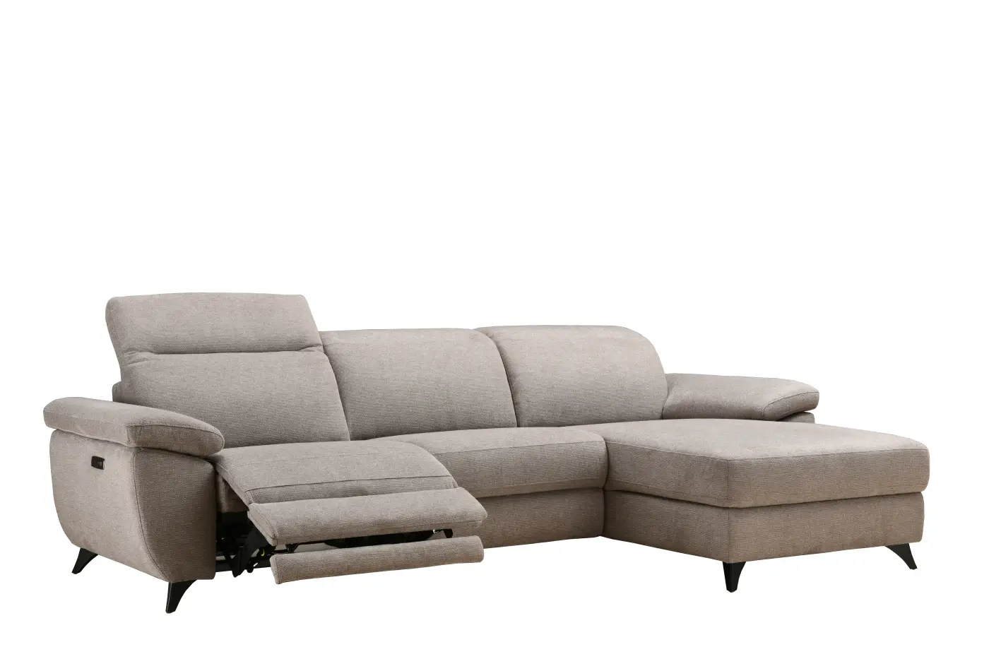 MK Garnitur Sofia Stone ca. 272x164 cm - Ottomane rechts - 