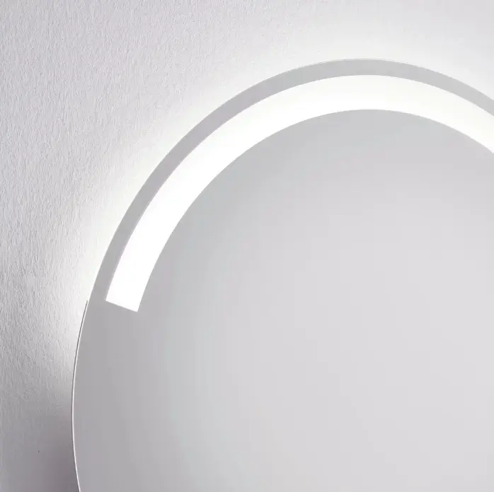 Mirrors & More LED-Spiegel Agda ca. 60 cm Durchmesser