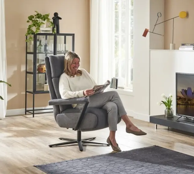 Steinpol Fernsehsessel Orthosedis 4.0 Lounge Anthrazit 