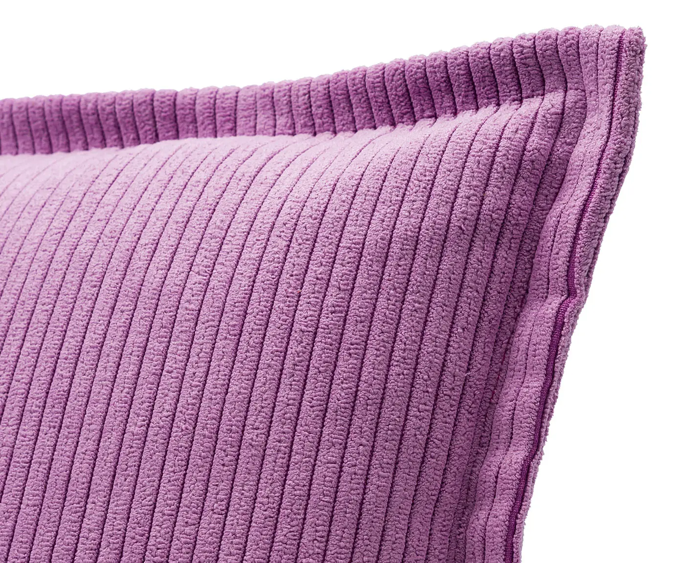 Gözze Capri Kissen Feincord-Optik Flieder 40x40 cm