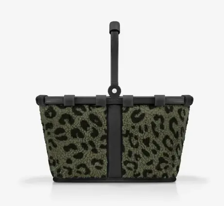 Reisenthel Carrybag XS Teddy Leo olive 33.5x21x19.5 cm