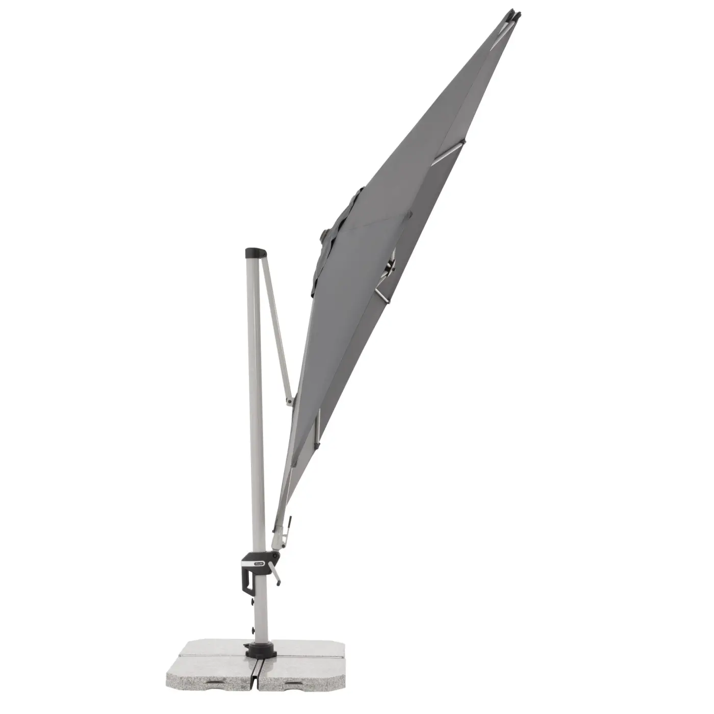 Doppler Pendelschirm ACTIVE ca. 370 cm Durchmesser 8-tlg. Anthrazit