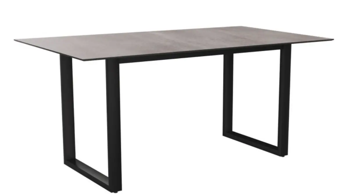 Stern Kufentisch Stone light/Anthrazit ca. 160x90 cm