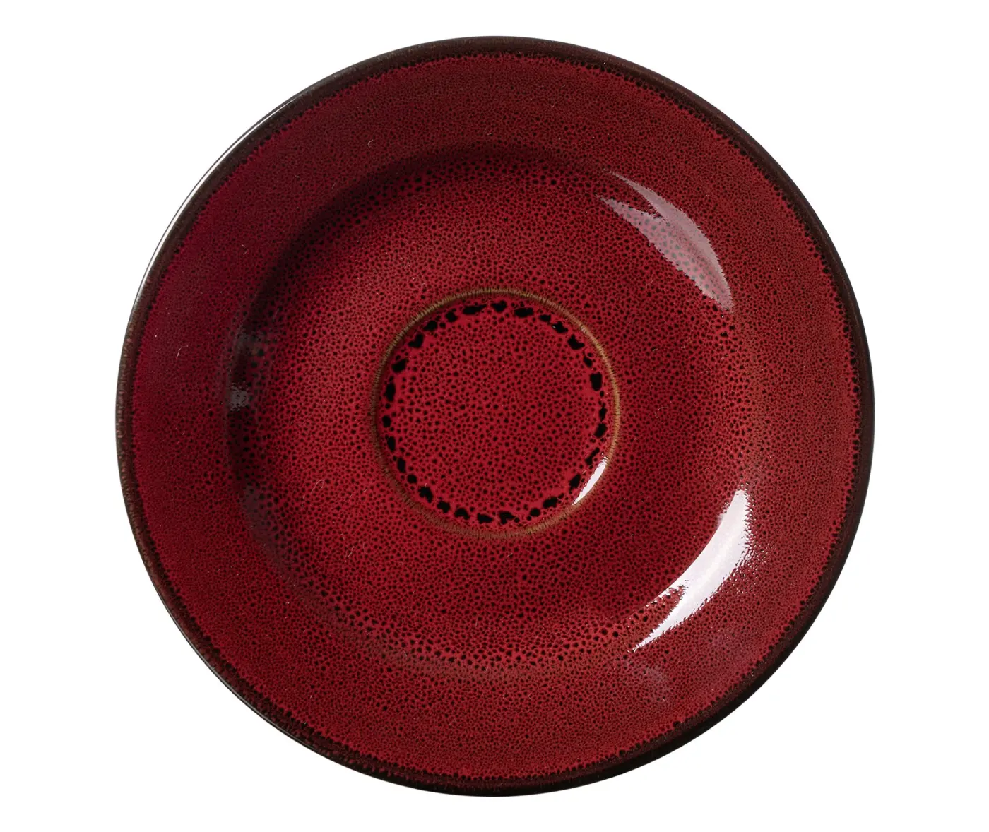 Ritzenhoff Espresso-Untertasse Gambia 12,5 cm Rot