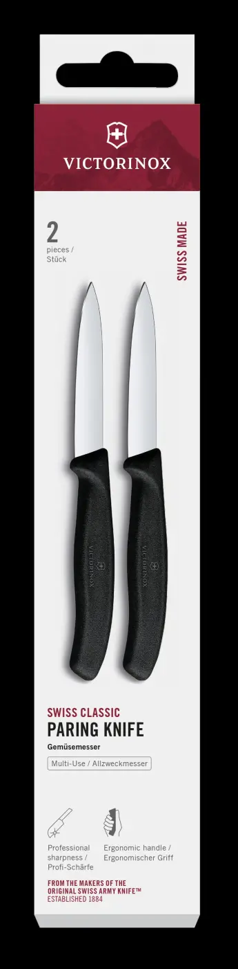 Victorinox Gemüsemesser Swiss Classic 2-tlg schwarz