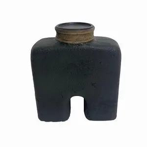 Hogewoning Candle Holder Sarnia Ecomix 23 cm Black