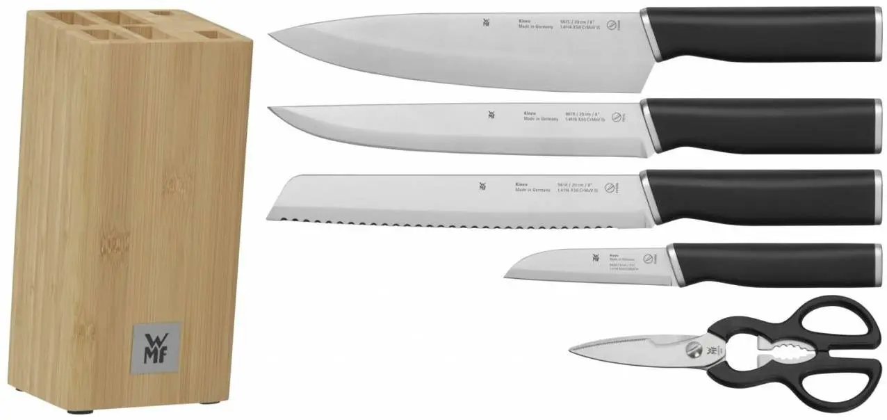 WMF Messerblock Kineo Braun Schwarz Edelstahl