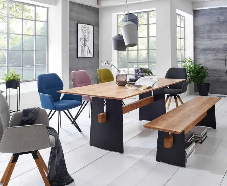 Niehoff Design-Armlehnenstuhl Merlot Graphit