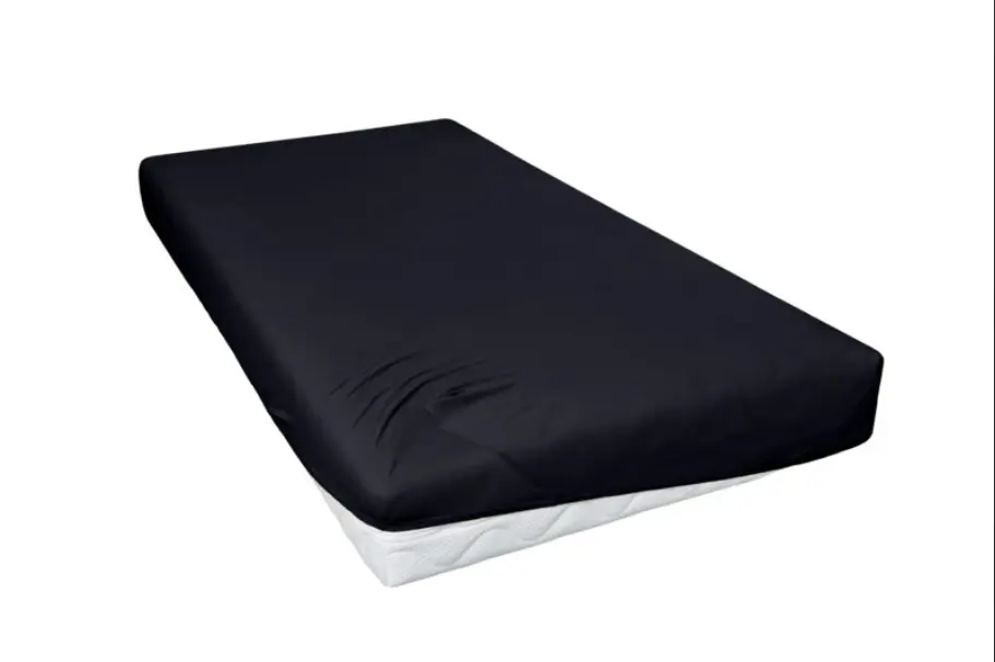 Hahn Haustextilien Spannbetttuch Jersey Schwarz  90-100x200 cm