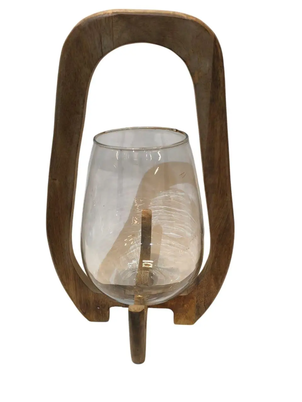 LC Wholesaler Laterne mit Glas 26 cm hoch