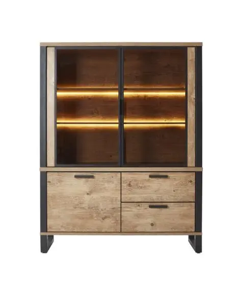 Habufa Buffet Perth 51792BRN, Braun ca. 150x195x42 cm