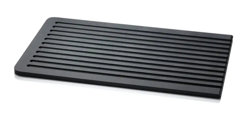 Continenta Duracore Brotschneidebrett 39x24x1 cm schwarz