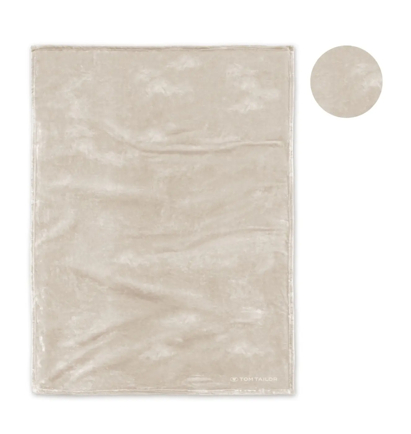 Tom Tailor Angorina-Fleece Wohndecke off white 1x 150x200 cm