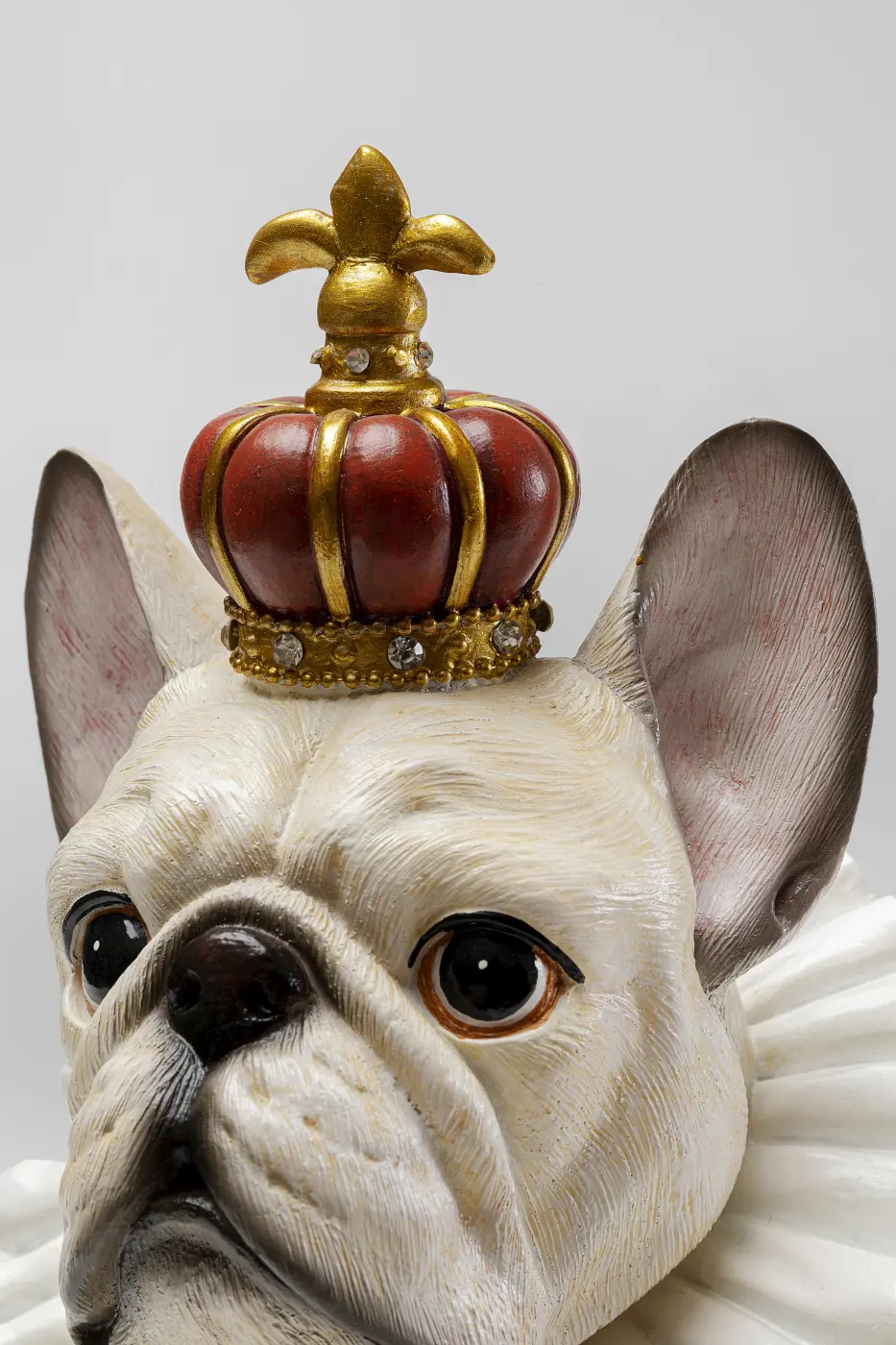 Kare Design Deko Figur King Dog weiß ca. 33 cm