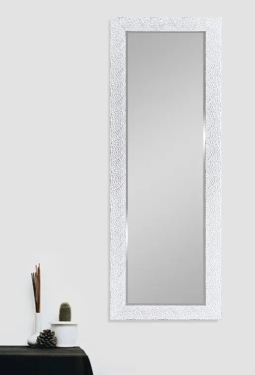 Mirrors & More Spiegel Amy weiß/chrom ca. 50x150 cm