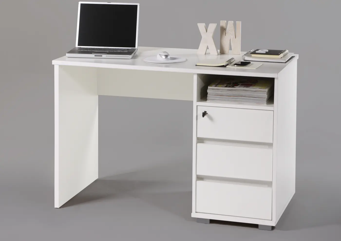 Bega Consult PRIMUS 1  Schreibtisch weiß B/H/T. ca 110x75x65 cm