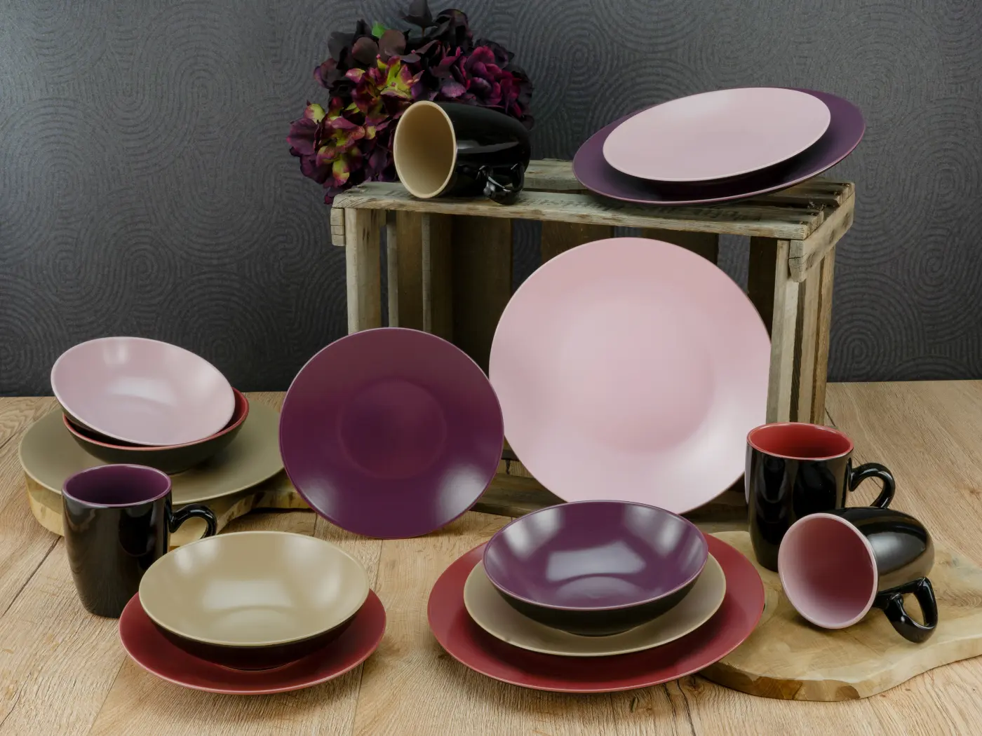 CreaTable Kombiservice Very Berry 16-tlg 