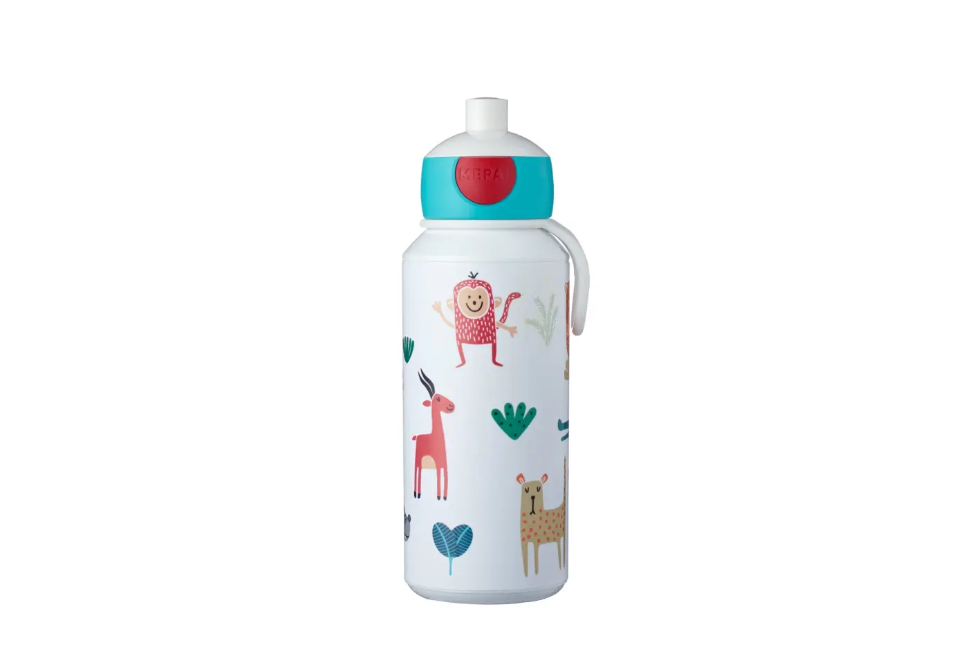 Mepal trinkflasche pop-up campus 400 ml - animal friends