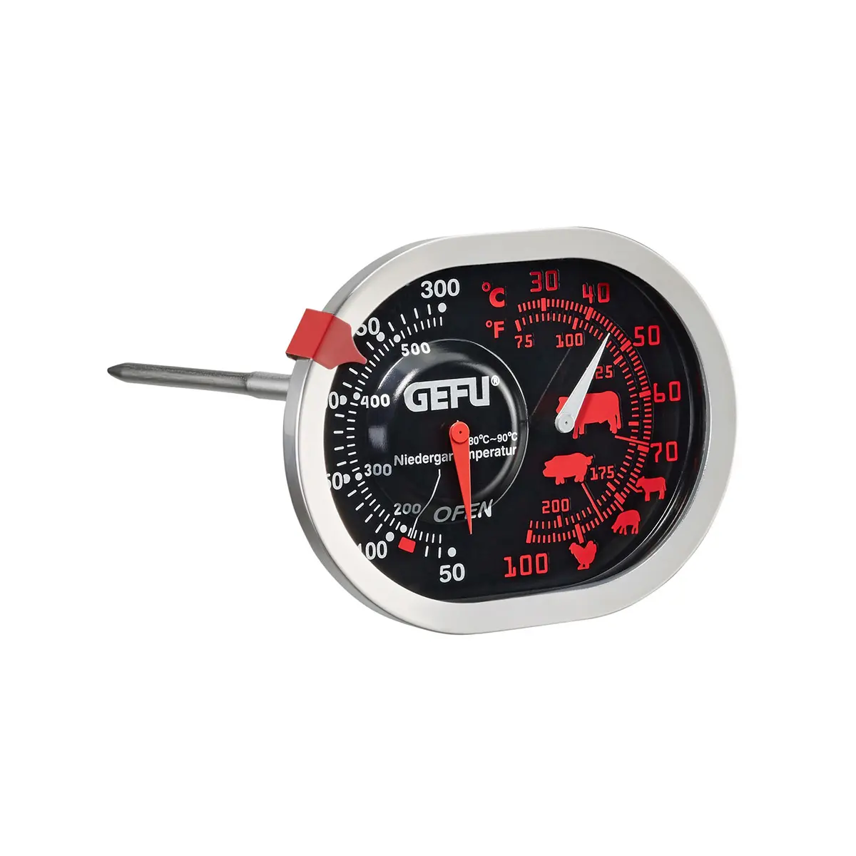 GEFU Braten- und Ofenthermometer 3 in 1