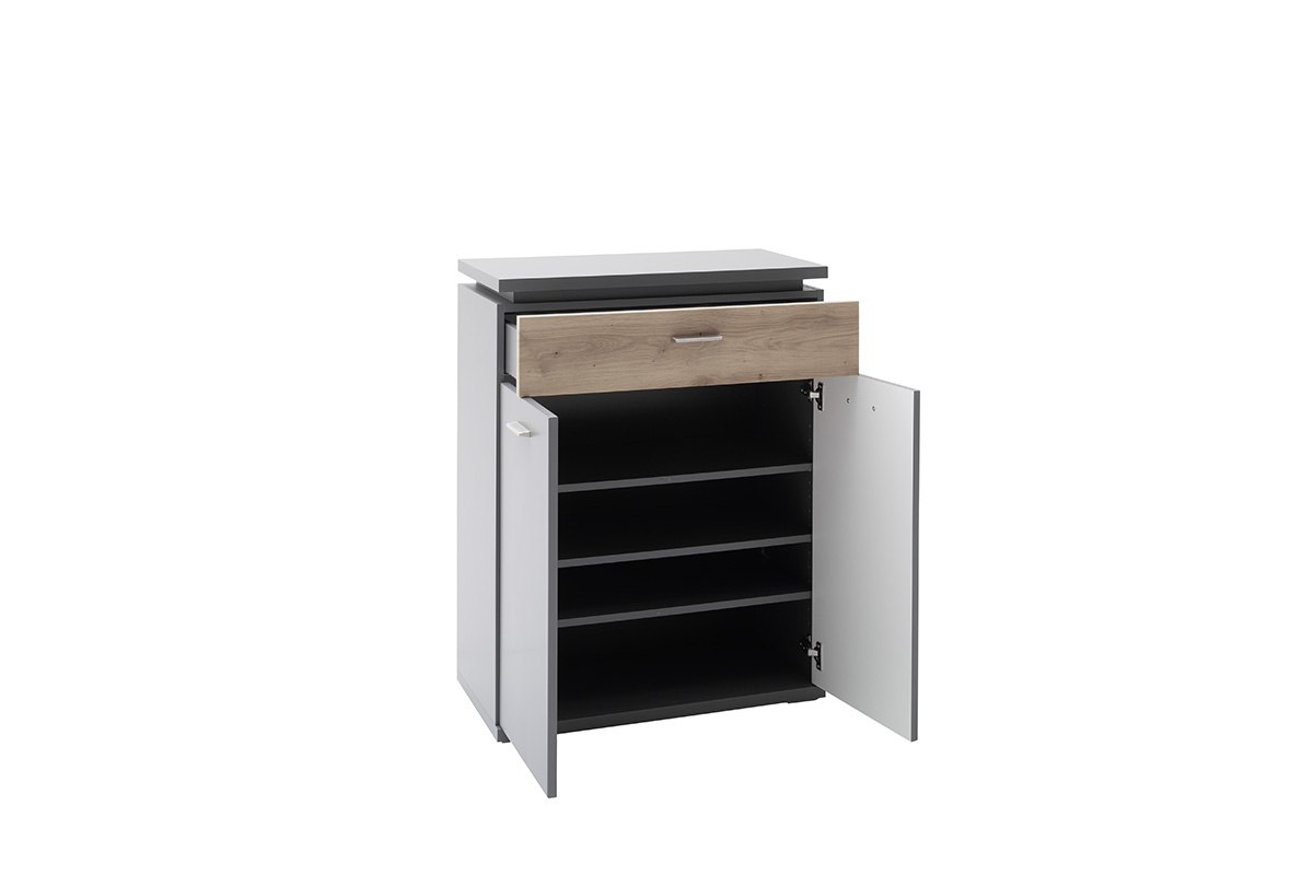 MCA Bank Royal grey-Balkeneiche ca.90x47x38 cm MCA Bank Royal grey-Balkeneiche ca.90x47x38 cm
