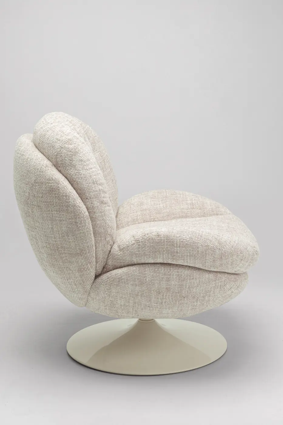 Kare Drehsessel Cosy Beige 360 Grad drehbar ca. 86x84x89 cm