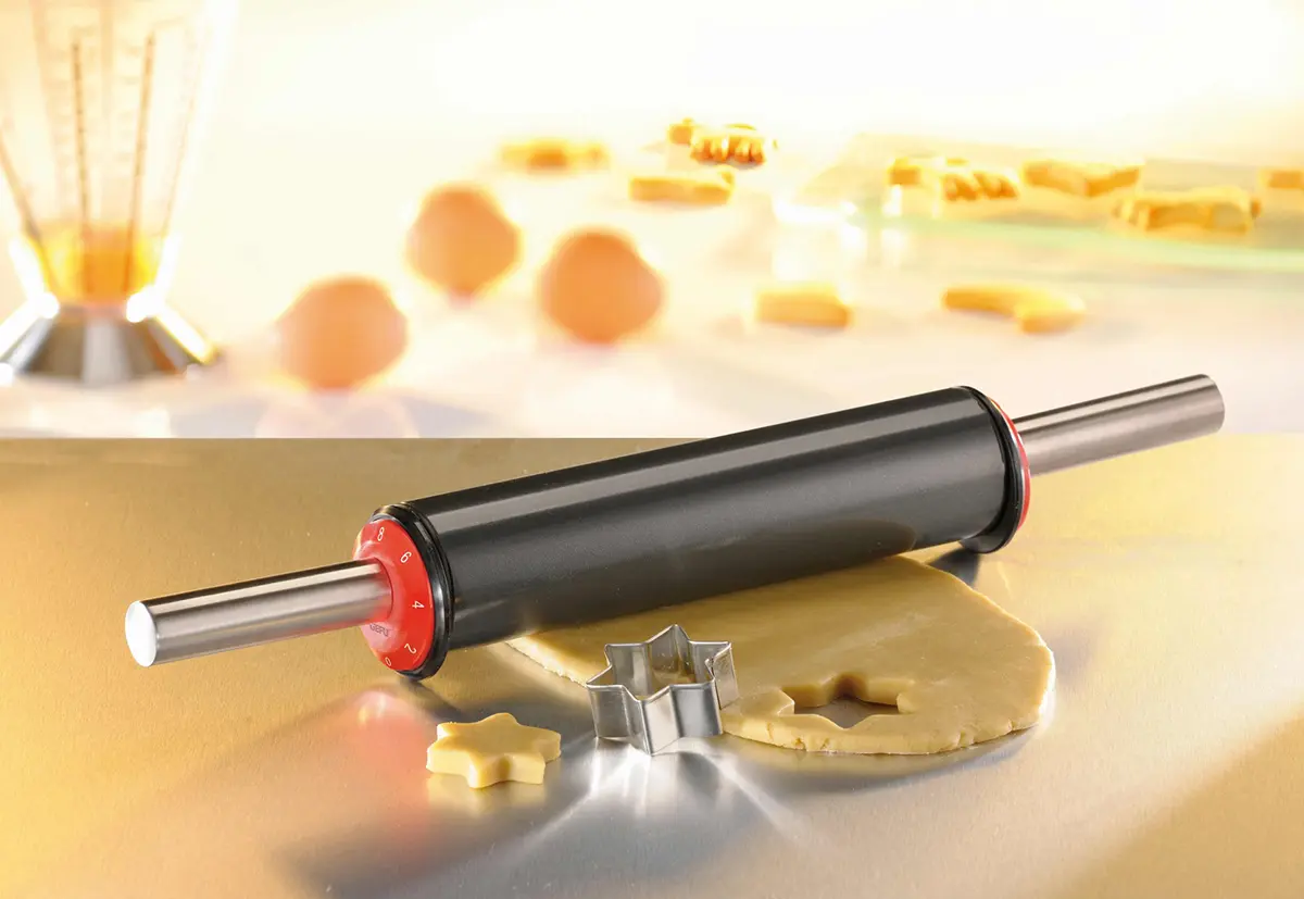 GEFU Teigroller EXACT mit stufenlos GEFU Teigroller EXACT mit stufenlos
