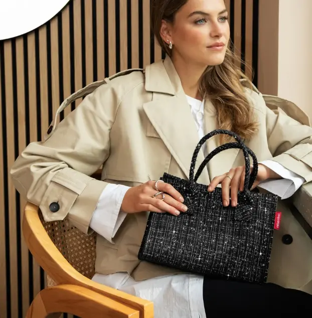 reisenthel Daily Shopper XS Boucle Black 21x14x27 cm