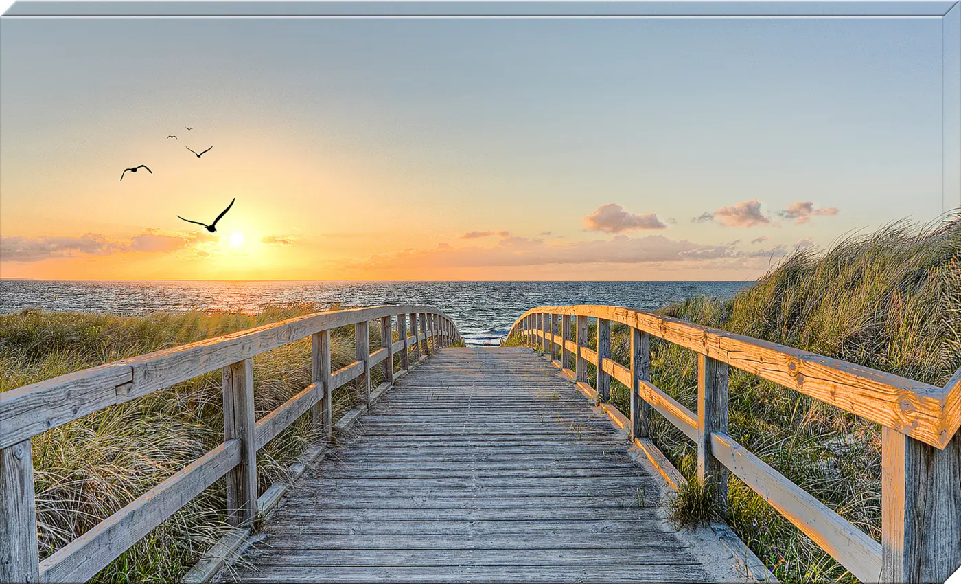 ars graphica Canvas-Giant - Canvas-Giant: Sunset Beach