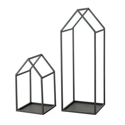 Boltze Regal Eisen schwarz 100 cm hoch