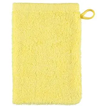 Cawö Waschhandschuh, 7007, 16 x 22 cm lemon
