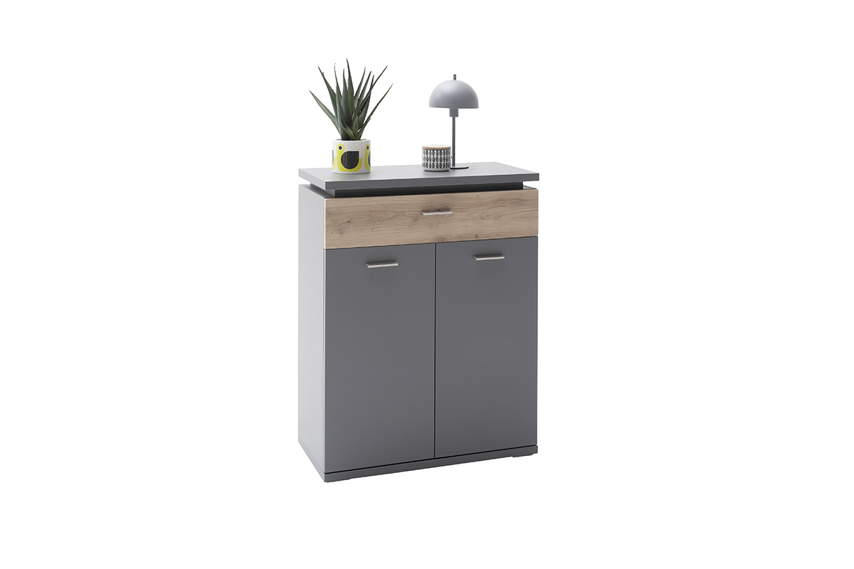 MCA Bank Royal grey-Balkeneiche ca.90x47x38 cm MCA Bank Royal grey-Balkeneiche ca.90x47x38 cm