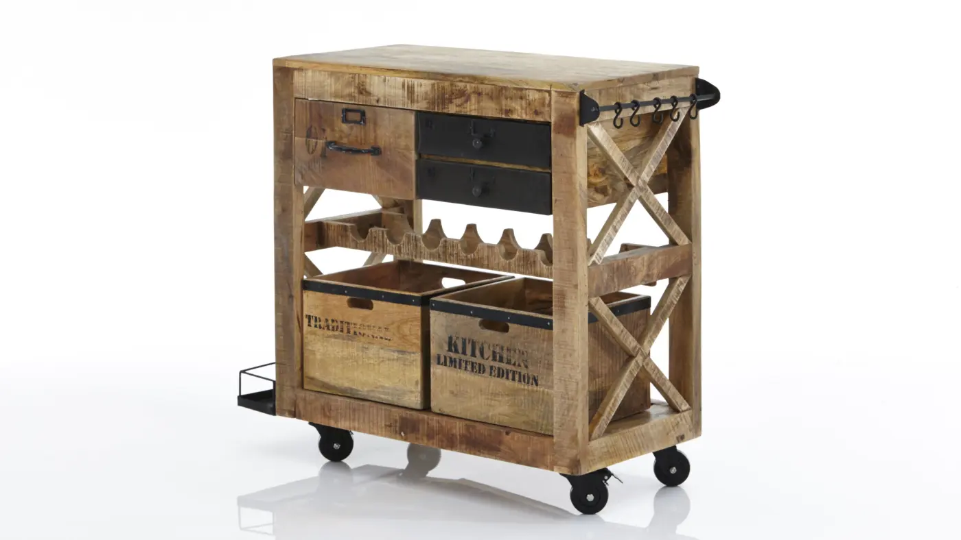 Gutmann Servierwagen Warehouse natur