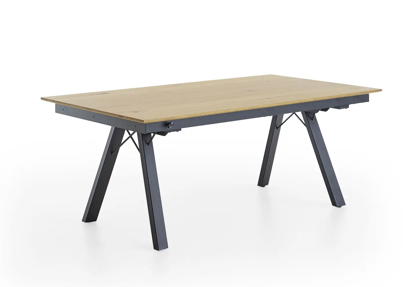 Niehoff Design-Tisch Bridge Charaktereiche furniert ca. 160-240x75x100 cm