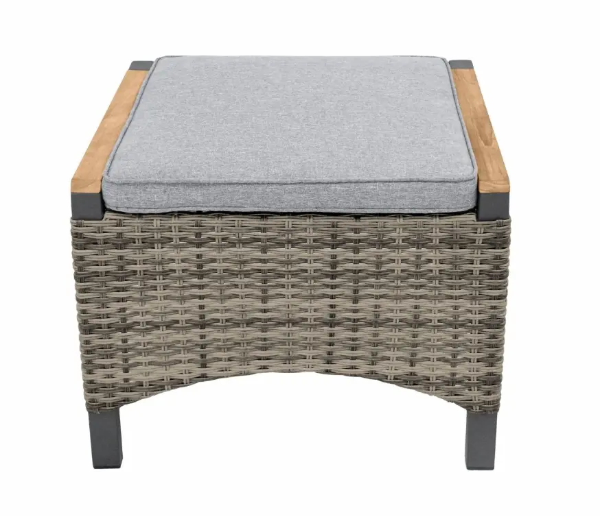 LC Garden Hocker Keramo ca. 45x58x46 cm Natur-Grau/Anthrazit