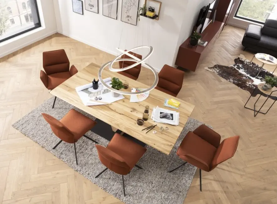 Venjakob Esstisch ET561 Wildeiche hell soft ca. 190x100x75 cm