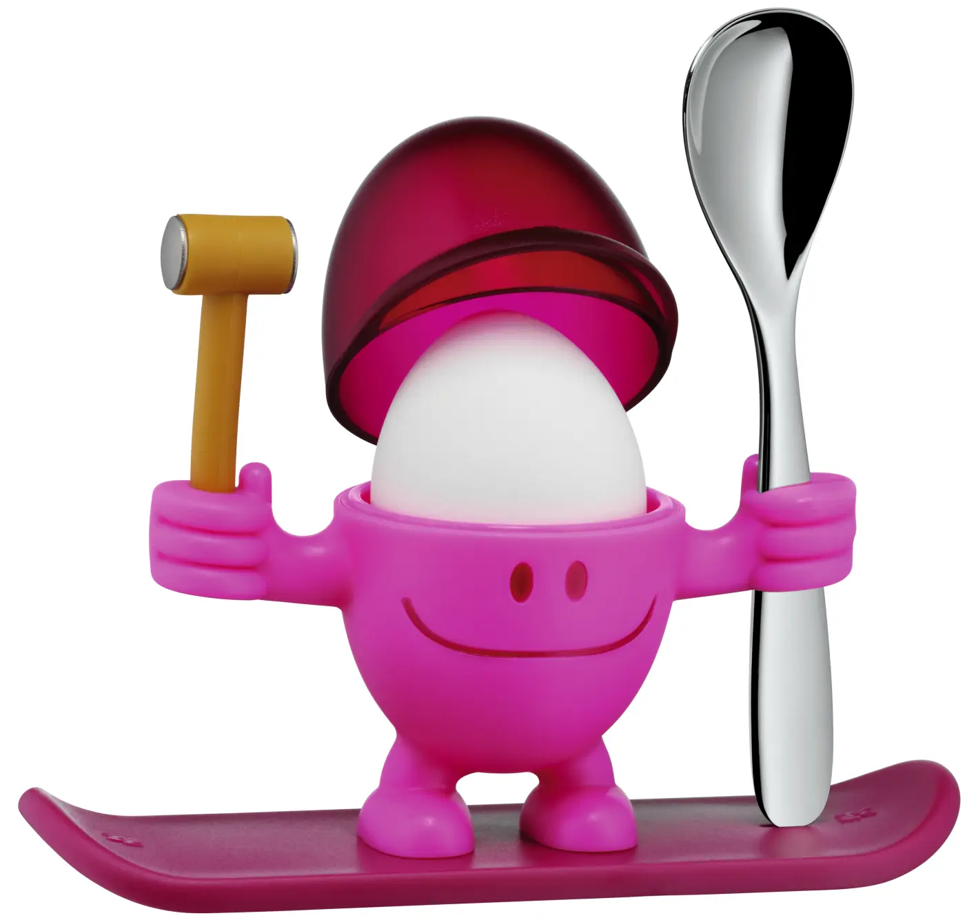 WMF Eierbecher McEgg mit Löffel, Pink WMF Eierbecher McEgg mit Löffel, Pink
