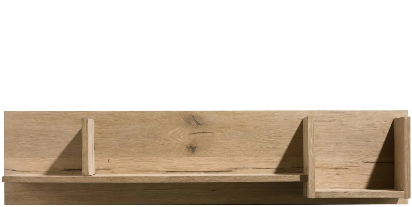 Habufa Wandboard Canova 39593RWB, Eiche Railway braun furniert, ca.120x28x25 cm