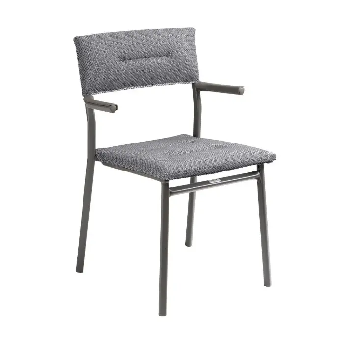 Lafuma Armlehnstuhl oron Silver/Titan ca. 58x85x49 cm