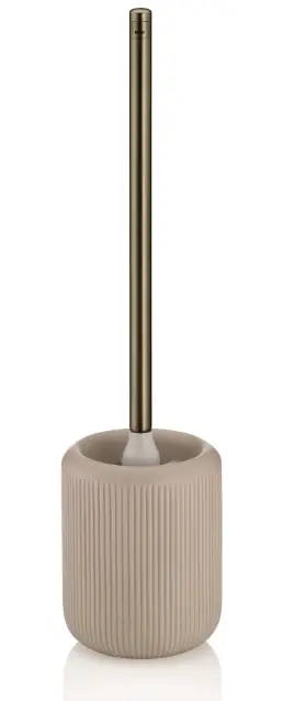 Kela WC-Garnitur Adele silbergrau 45,5 cm