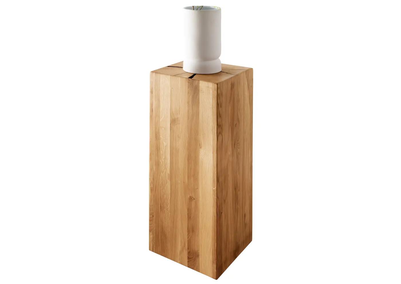 3S Frankenmöbel Hocker II Wildeiche geölt ca. 30x81x30 cm