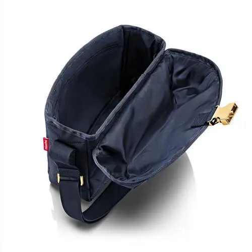 Reisenthel saddle bag M rhombus midnight gold