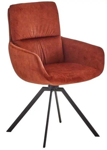 Venjakob Sessel Felia Kupfer 360 Grad drehbar ca. 90x61x64 cm