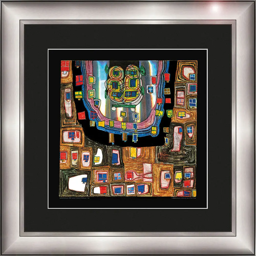 ars graphica Individual Art - Hundertwasser: Geburt eines Automobiles
