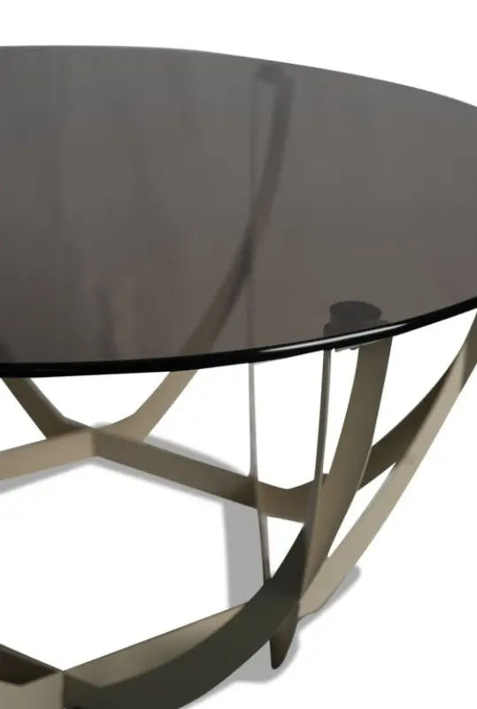 M2 Kollektion Couchtisch Maya 2 Bronze/Kaschmir ca. 50x50 cm