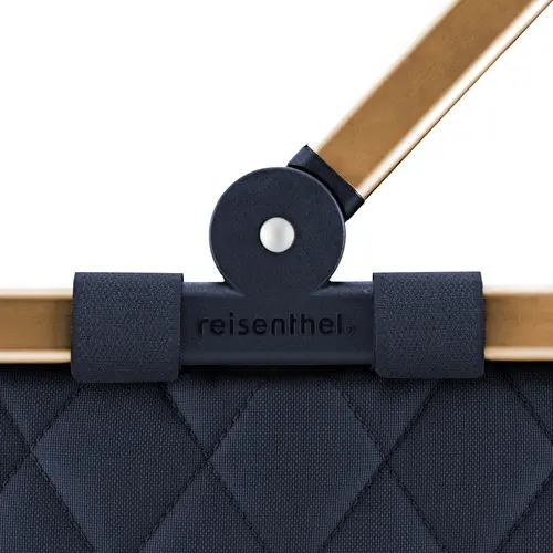 Reisenthel carrybag frame rhombus midnight gold
