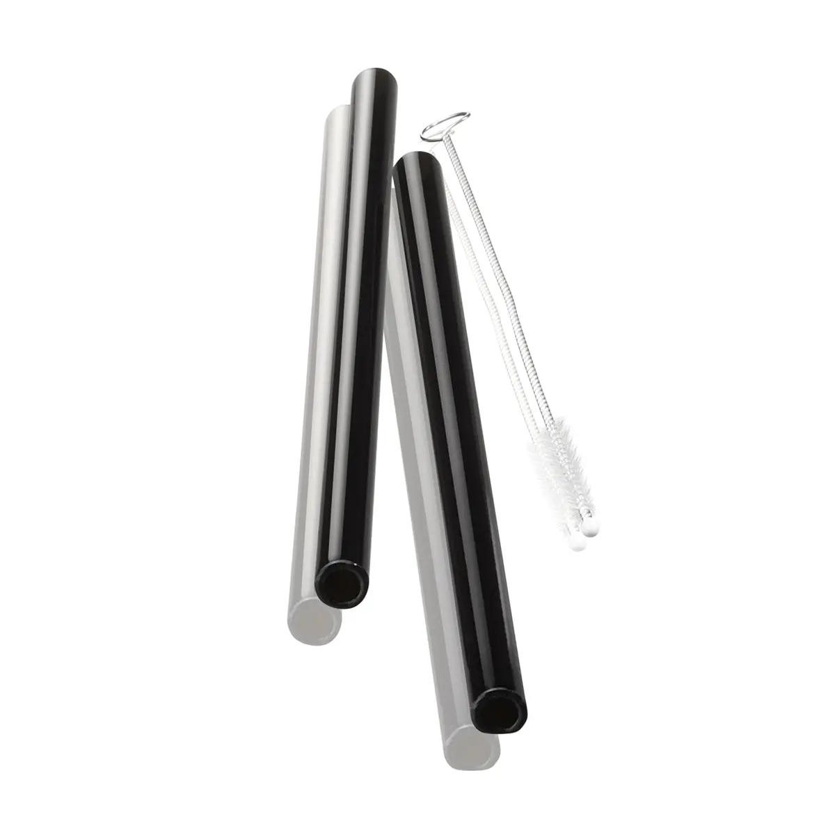 GEFU Glastrinkhalm FUTURE, 18 cm schwarz