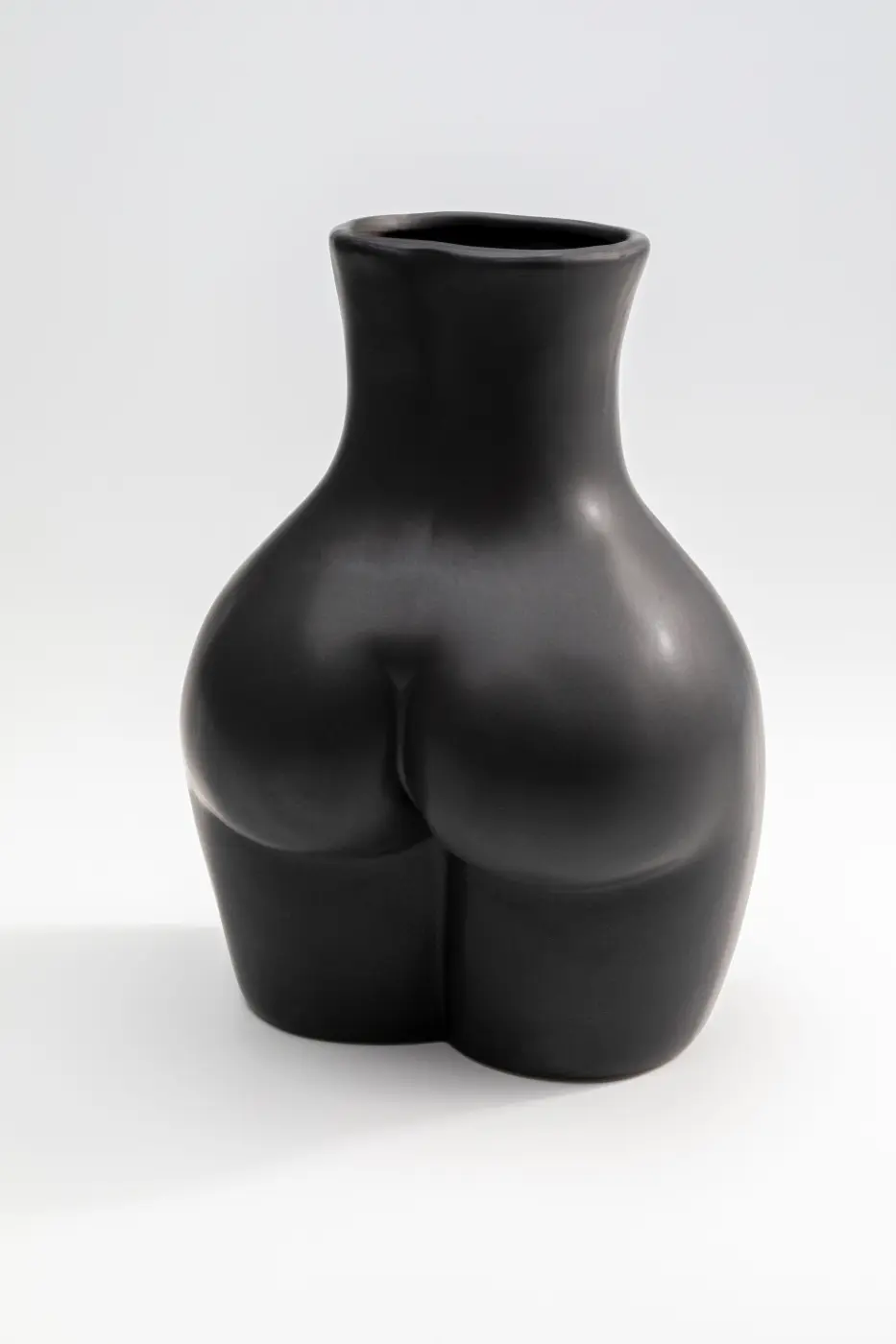 Kare Design Donna Vase 22 cm schwarz