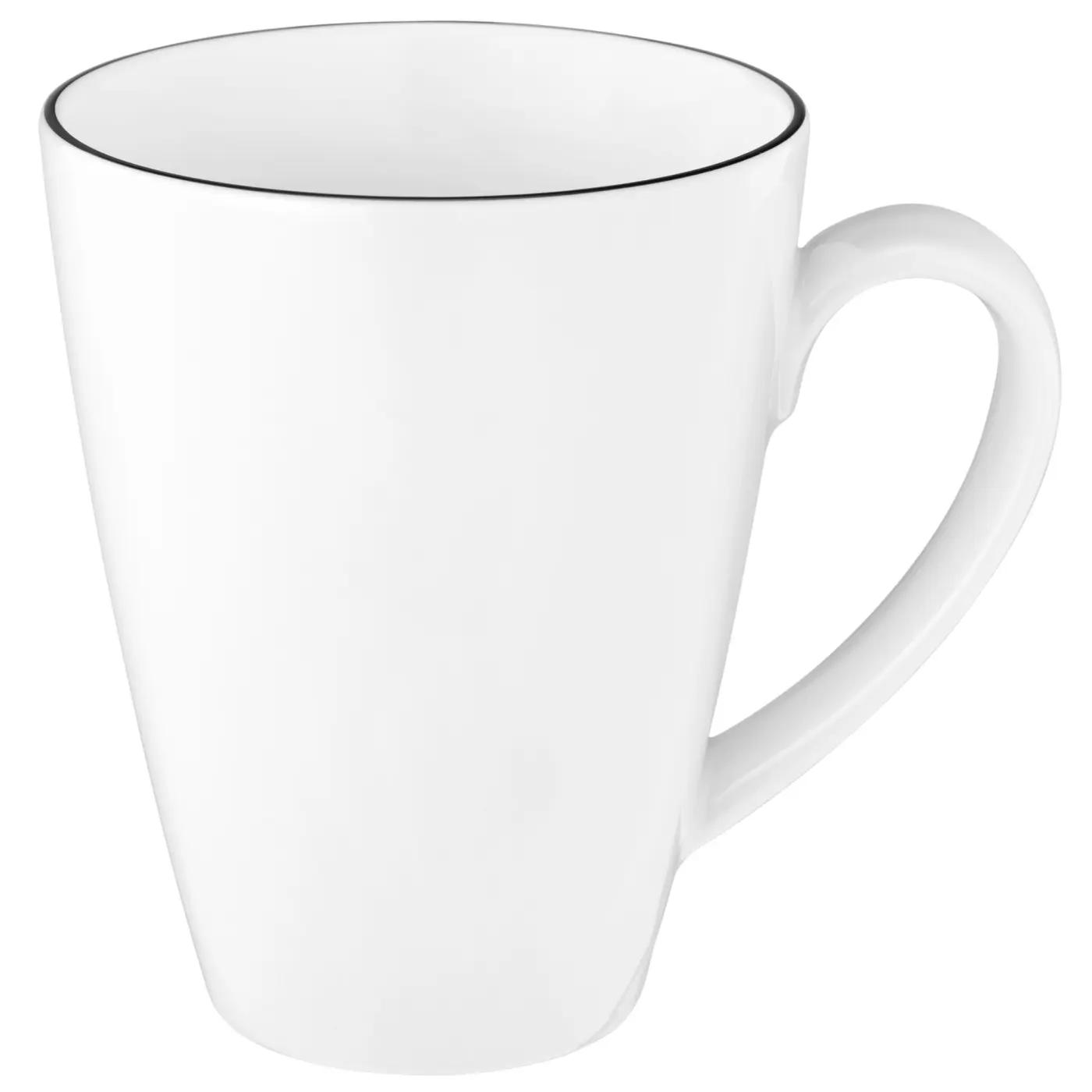 Seltmann Becher mit Henkel Lido Black Line 0,35 l