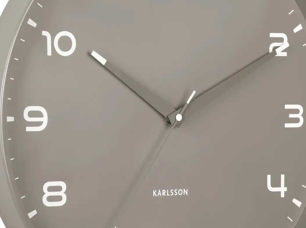 Karlsson Wanduhr Orgullo dark grey ca. Durchmesser 40 cm