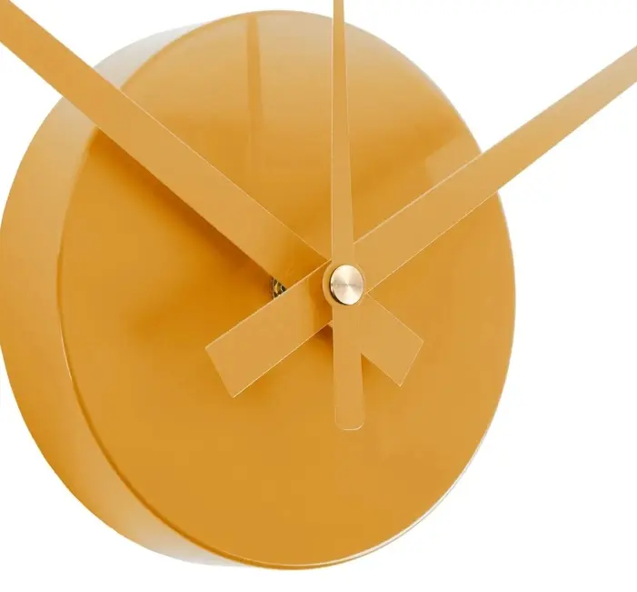 Wall clock,Numbers ochre